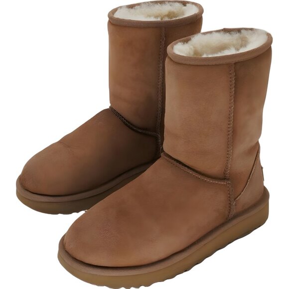 UGG Classic Short II Chestnut Mid-Calf Boots Warm Slip-On Comfort Women's US 5M - Picture 2 of 6